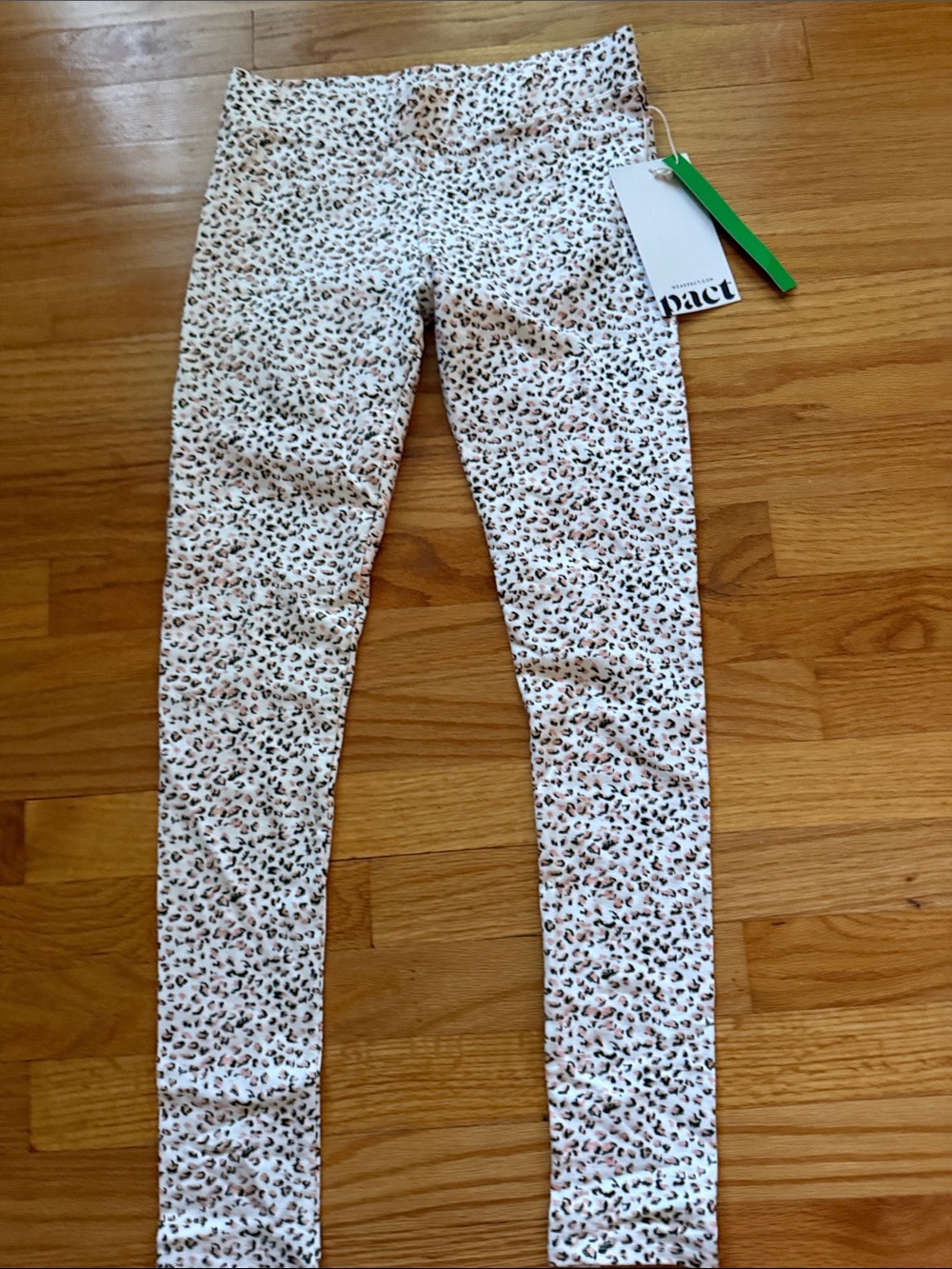 Pact Leggings Organic Cheetah Print Women